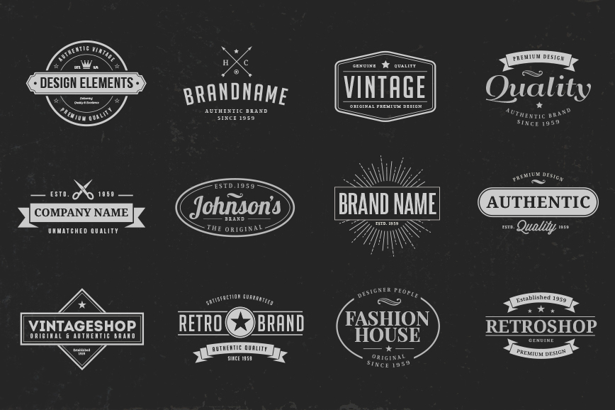 Vintage Logo Design Templates Vol. 2 ~ Logo Templates on Creative Market