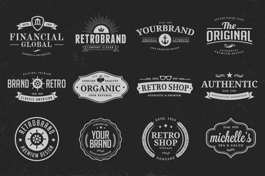 Vintage Logo Design Templates Vol. 3 ~ Logo Templates on Creative Market