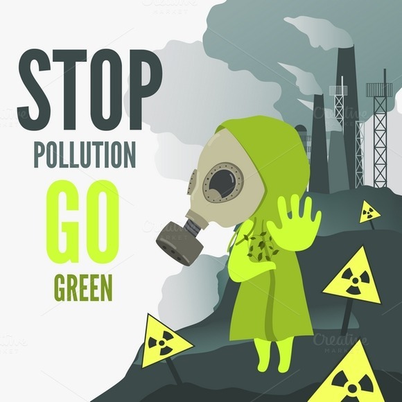 Stop environmental pollution ~ Illustrations on Creative Market