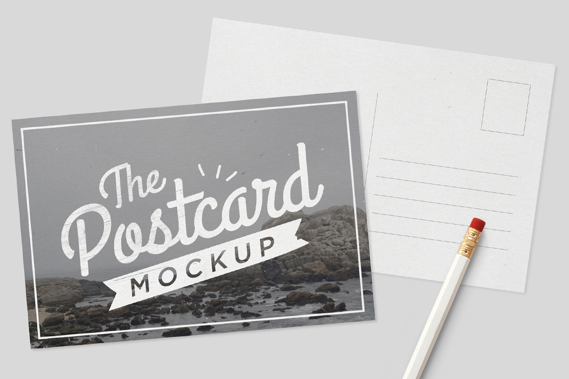 Download MockUp - Postcards ~ Product Mockups on Creative Market