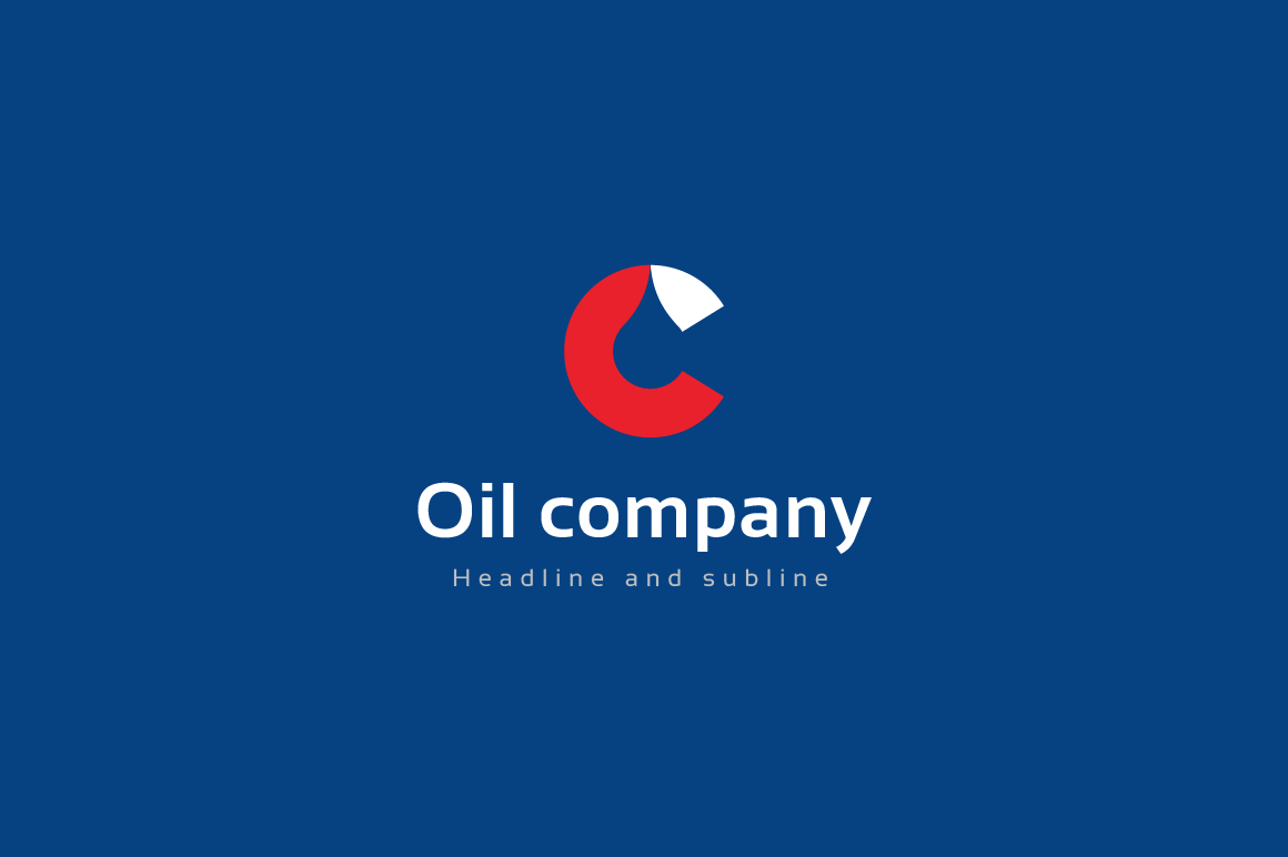 Oil company logo. ~ Logo Templates on Creative Market