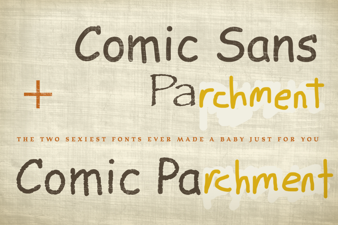 Comic "Parchment" Font [CENSORED] Sans Serif Fonts on Creative Market