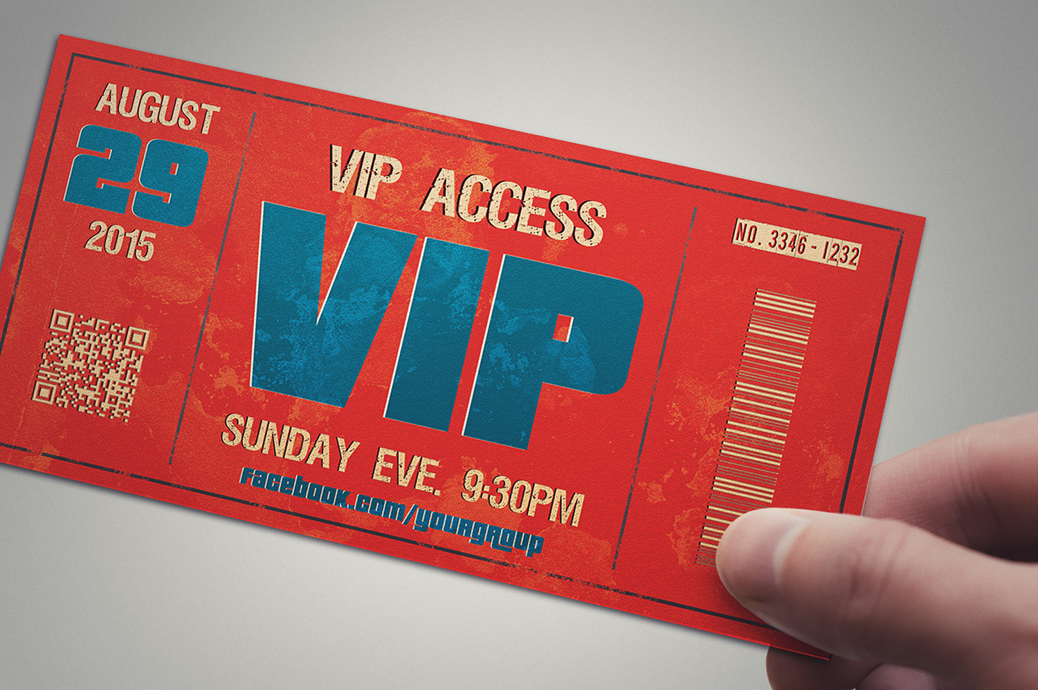 Multipurpose retro VIP PASS card ~ Card Templates on Creative Market