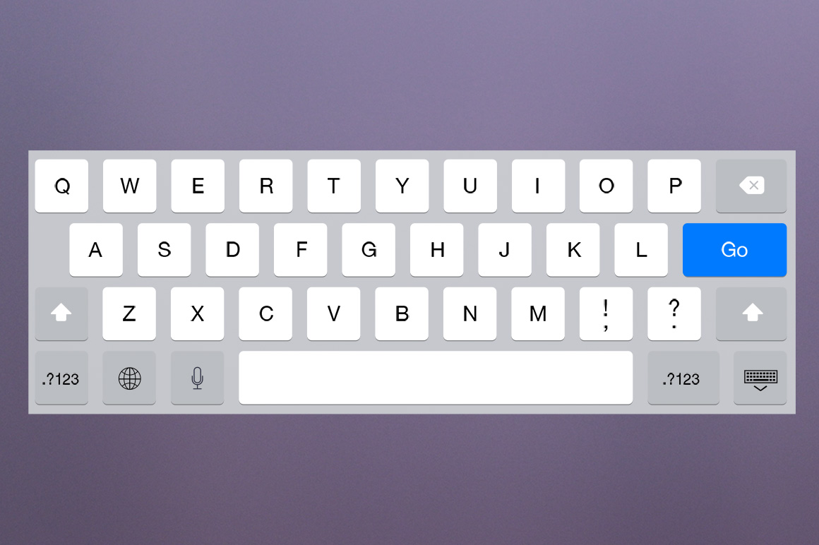 iPad Keyboard Interface Product Mockups on Creative Market