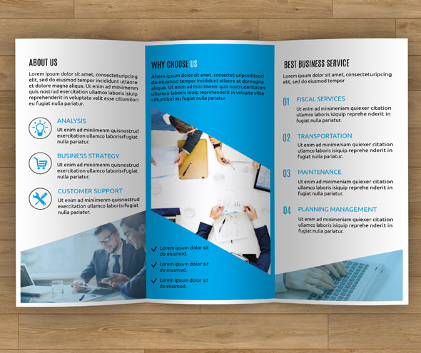 Corporate brochure-V100 ~ Brochure Templates on Creative Market