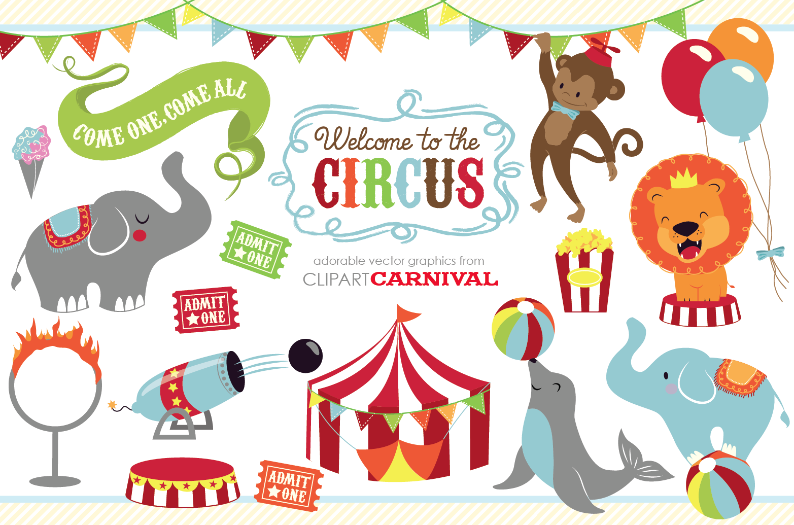 clipart circus animals - photo #15