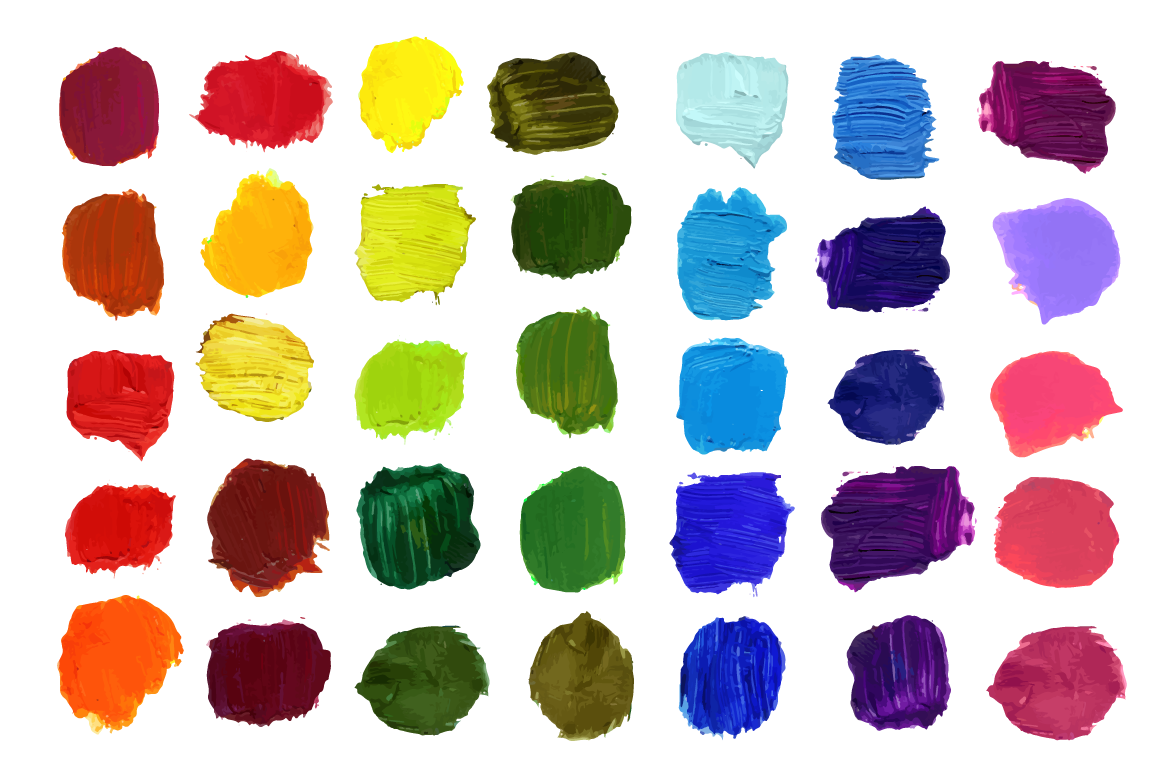 Oil painted brush strokes texture ~ Textures on Creative ...