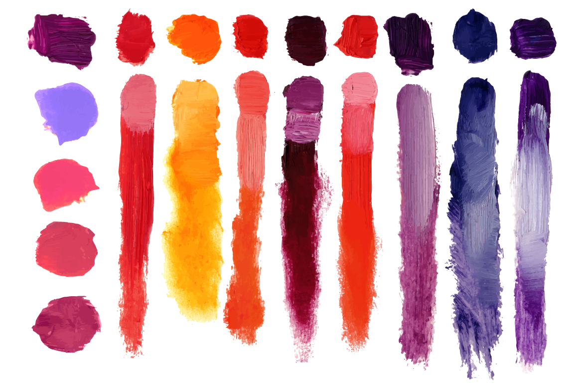 Oil painted brush strokes texture Textures on Creative Market