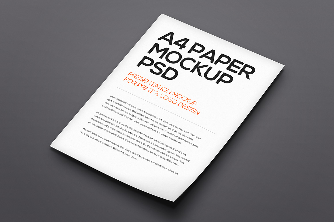 Download 3 Floating A4 Paper Mockups ~ Product Mockups on Creative Market