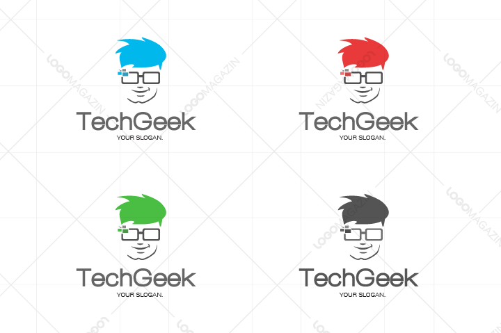 Tech Geek Logo ~ Logo Templates On Creative Market