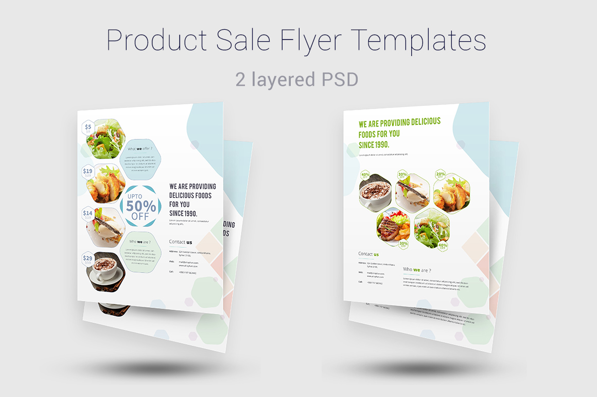 Product Sale Flyer Templates Templates On Creative Market