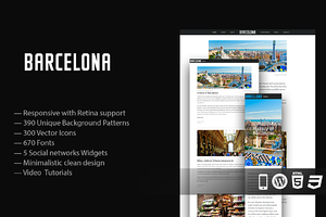 Barcelona Responsive WordPress Theme