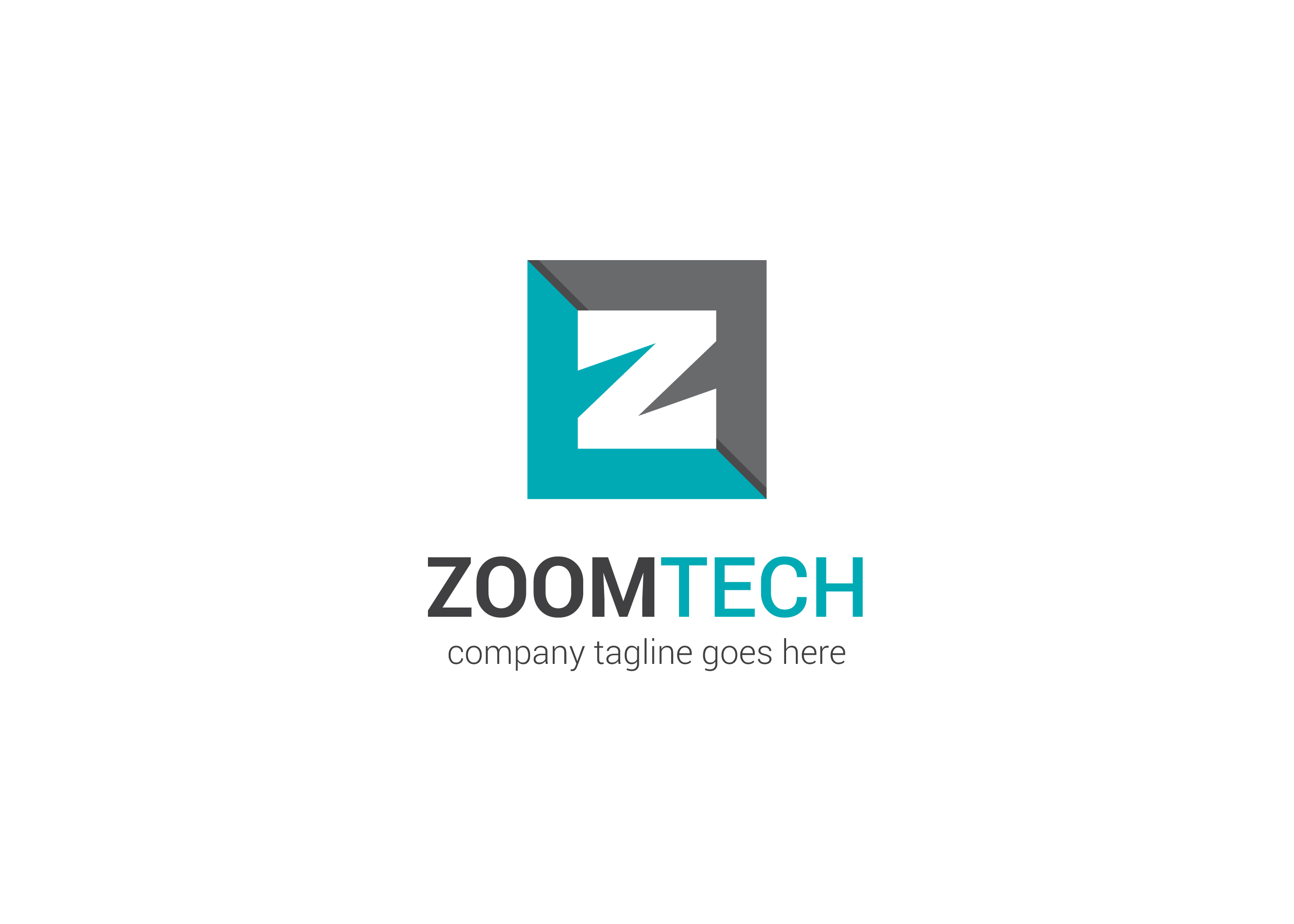 Zoom Tech Letter Z Logo ~ Logo Templates on Creative Market