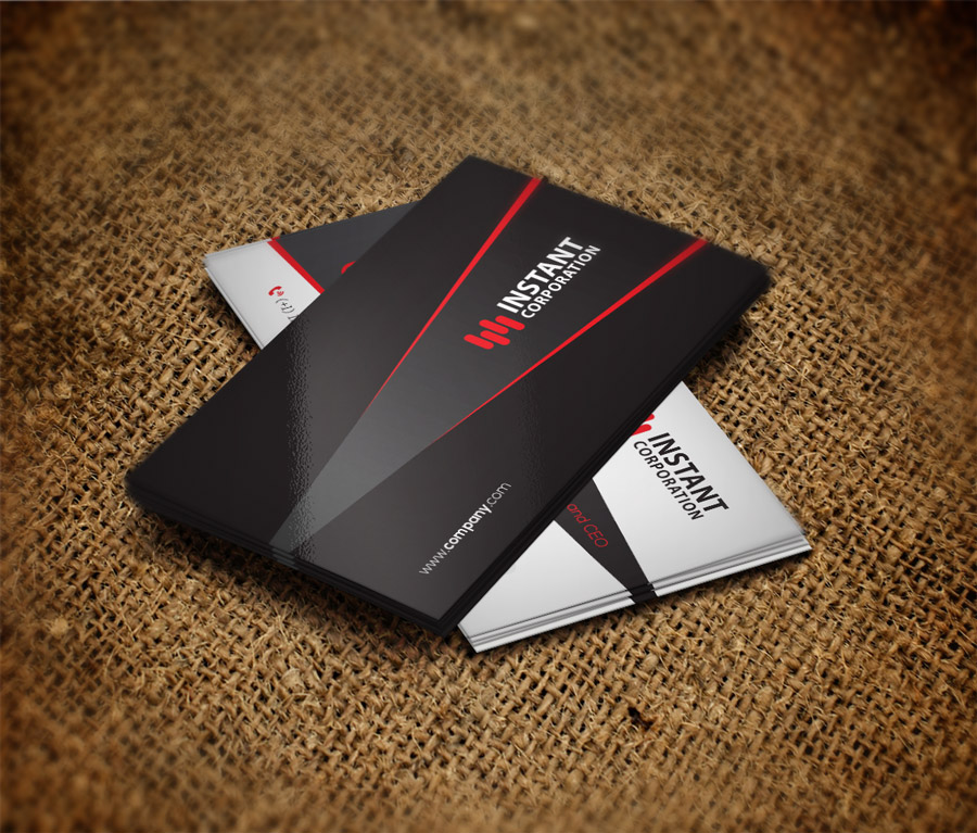 Corporate Business Card 7 ~ Business Card Templates on Creative Market