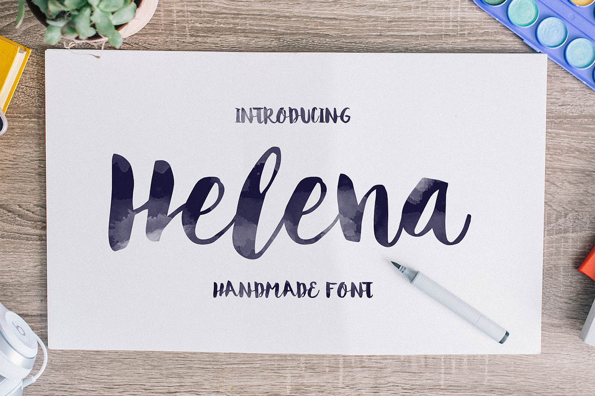 Free Font Helena Script