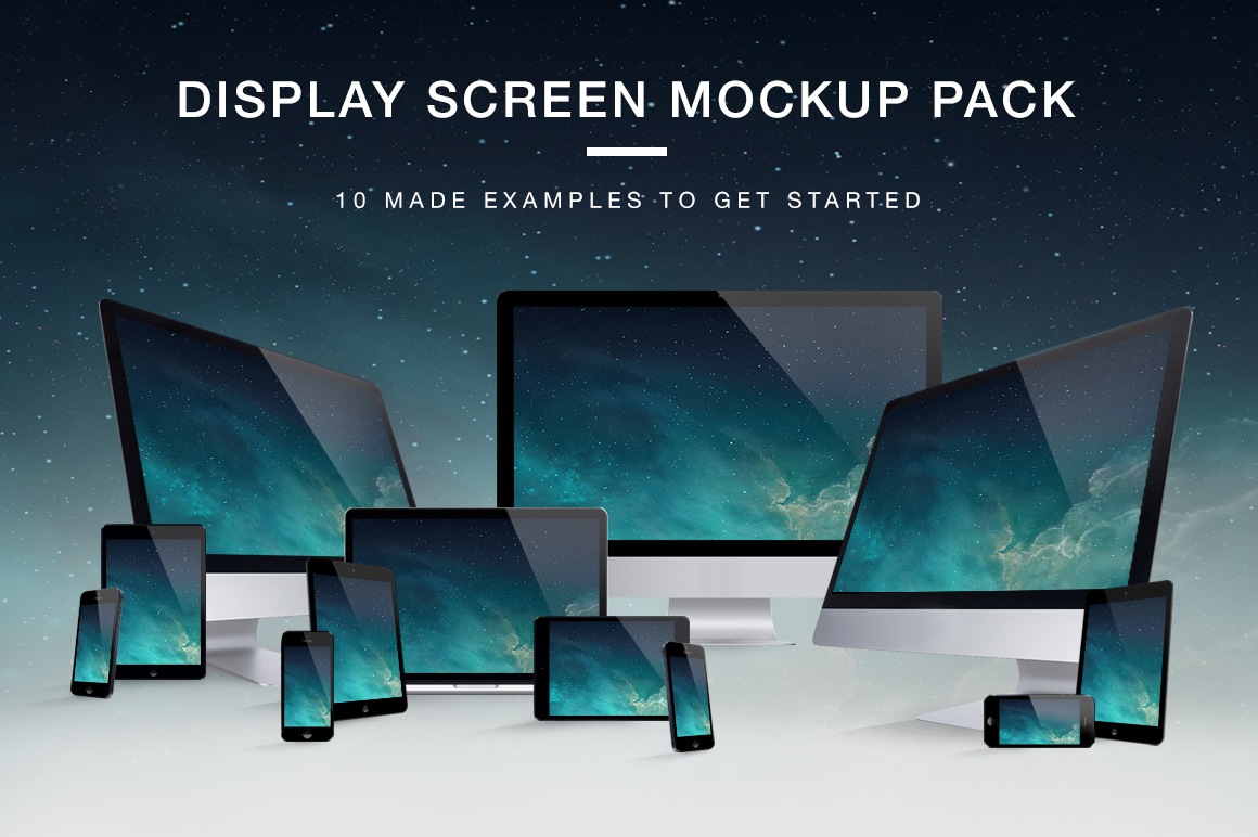 Download Display Screen Mockup Pack ~ Product Mockups on Creative Market