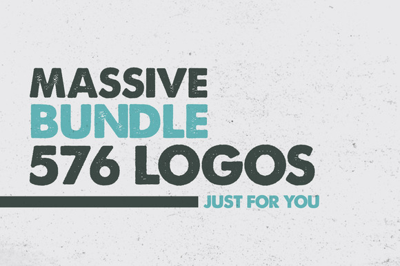MASSIVE BUNDLE 576 Vintage Logos - Logos