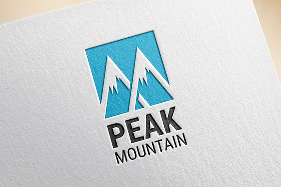 Peak Mountain Logo Logo Templates On Creative Market