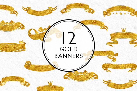 Gold Banners