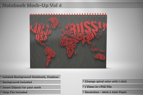Notebook Mock-Up Vol 4 Notebook Mock-Up Vol 4