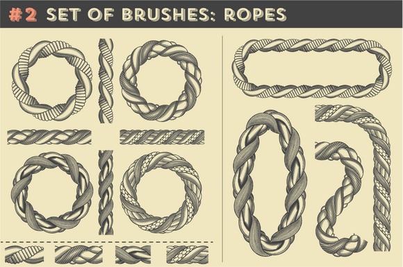 Set Of Brushes #2 Ropes Set Of Brushes #2 Ropes