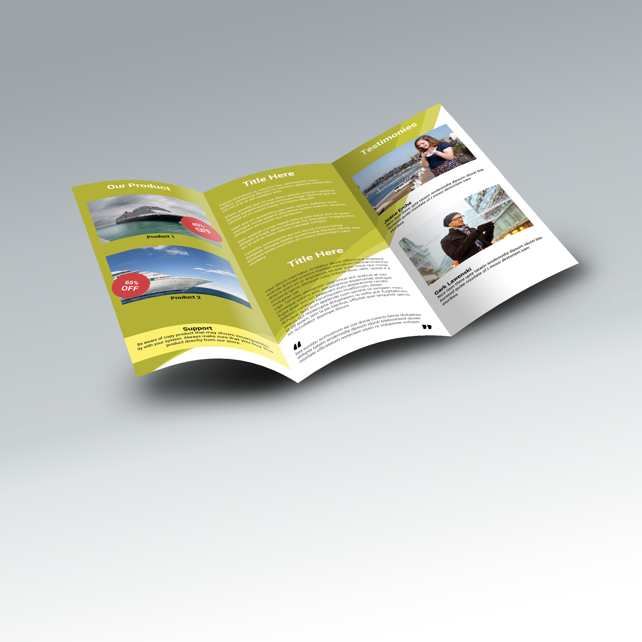 Corporate Trifold Brochure ~ Brochure Templates on Creative Market