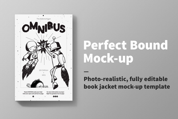 Perfect Bound Book Mock-up