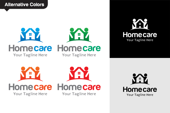 Home Care Logo ~ Logo Templates On Creative Market