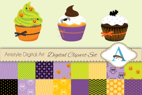 free halloween cupcake clipart - photo #20