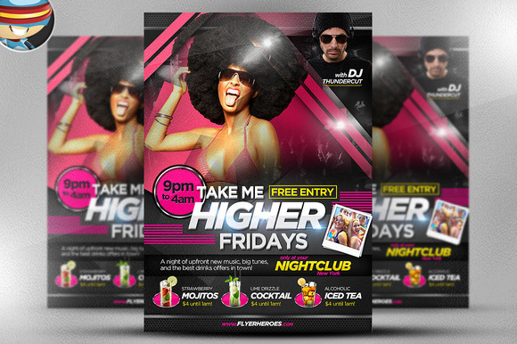 Take Me Higher Flyer Template ~ Flyer Templates on Creative Market