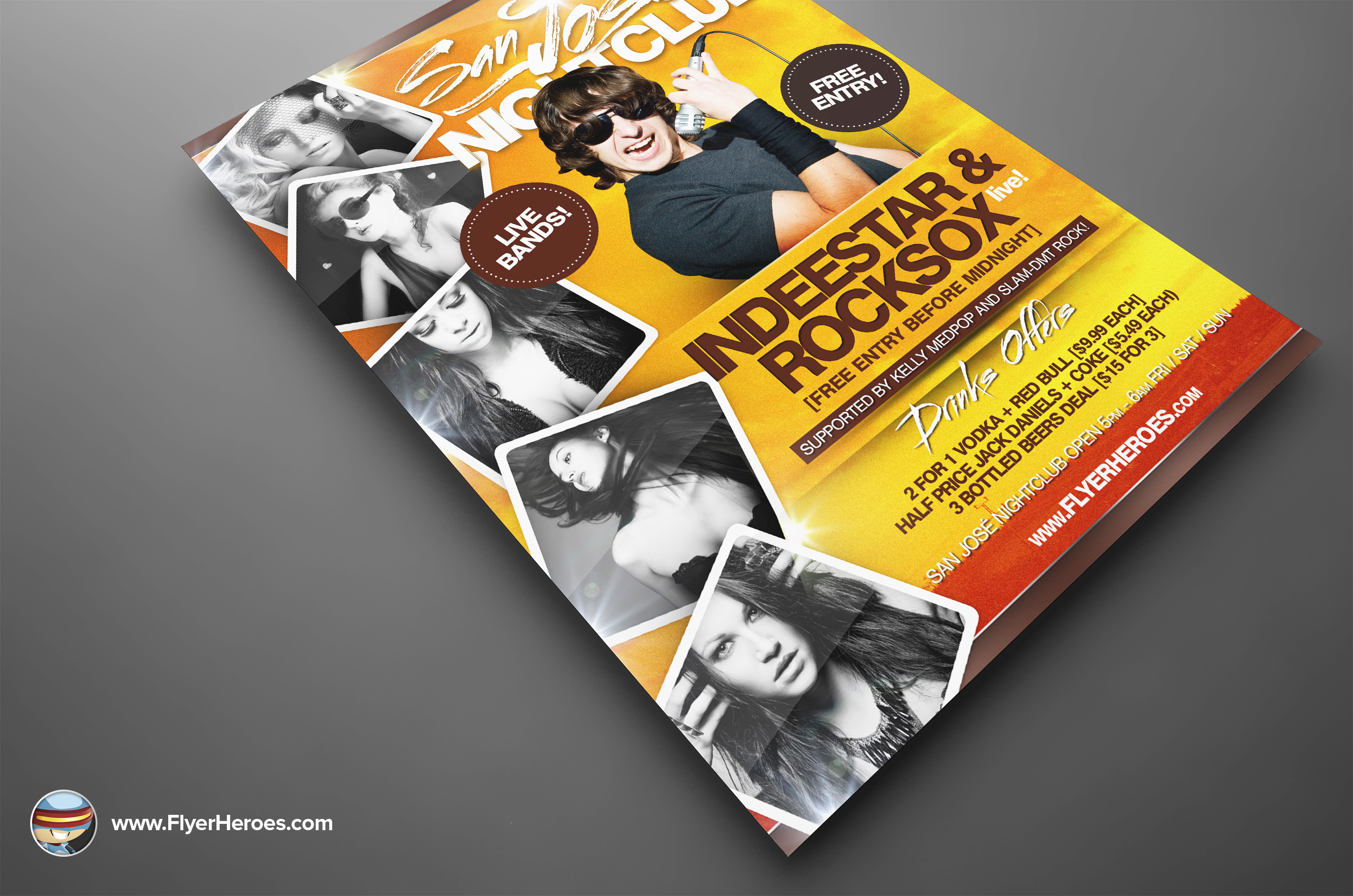 San Jose Flyer Template Flyer Templates on Creative Market