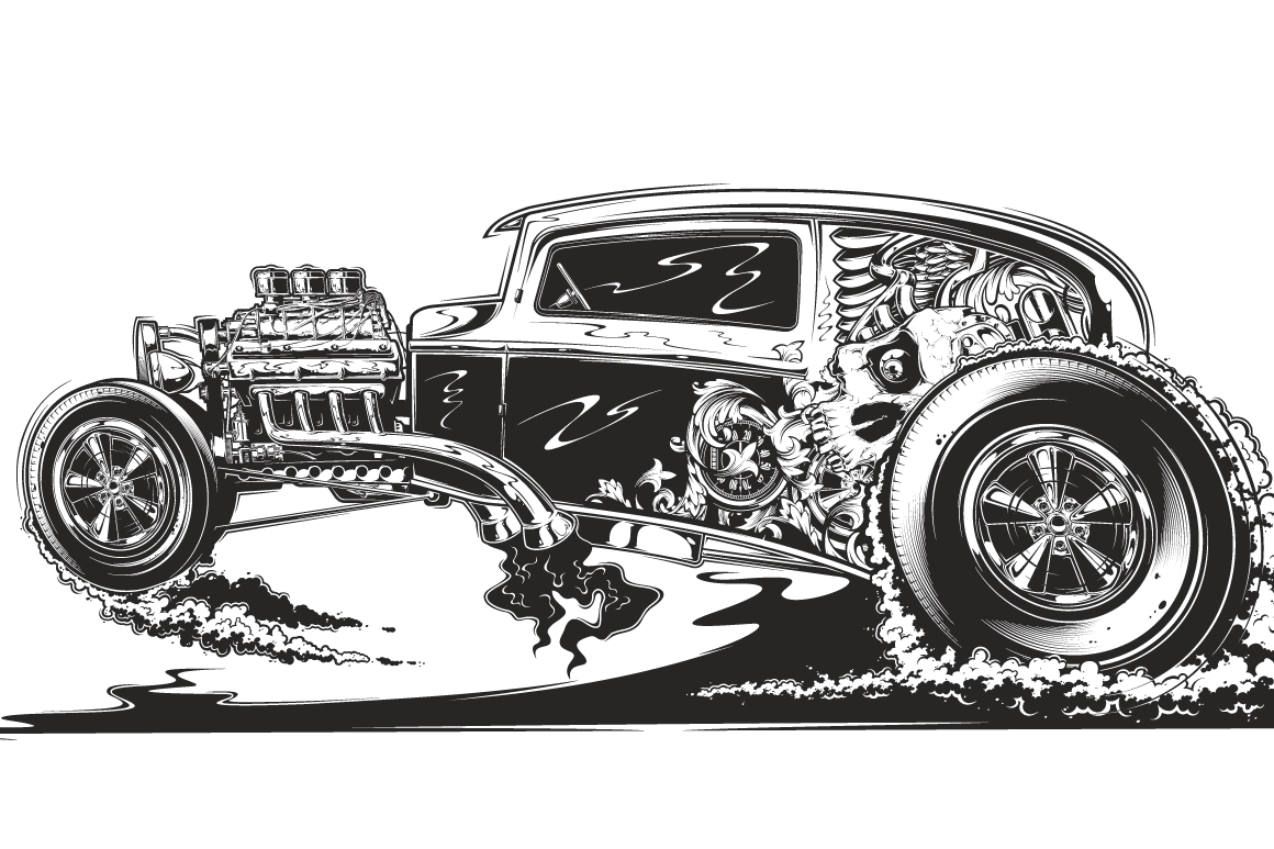 Hot Rod Collection ~ Illustrations on Creative Market