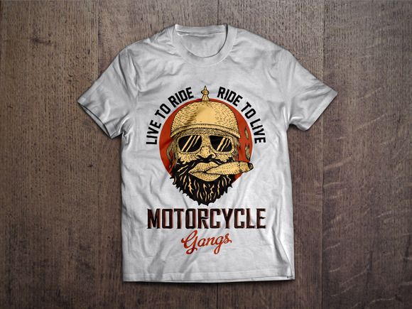 Biker T-shirt Design Biker T-shirt Design