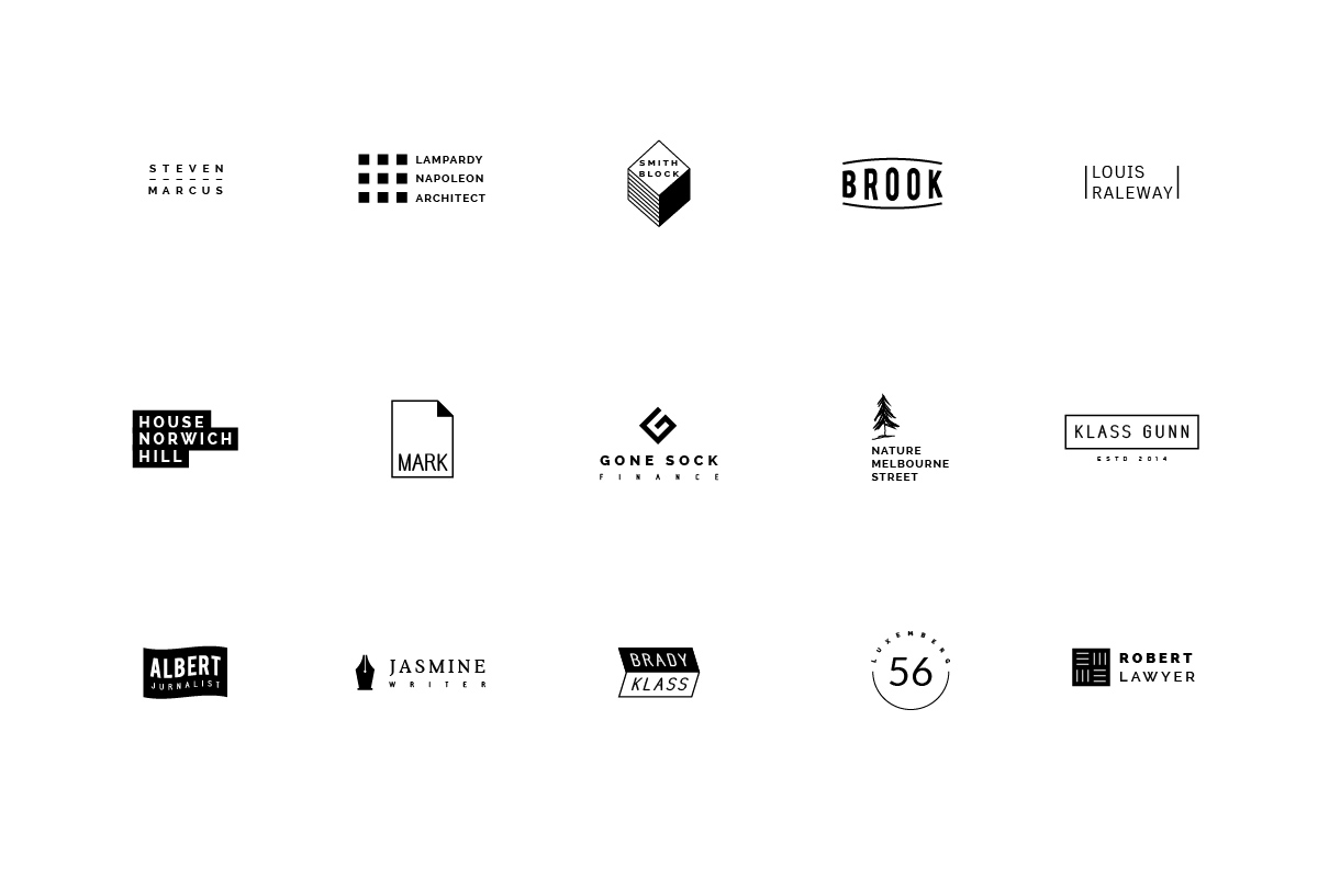 60 Minimalist  Logos  Logo  Templates on Creative Market