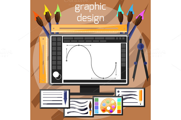 Graphic Design and Designer Tools ~ Objects on Creative Market