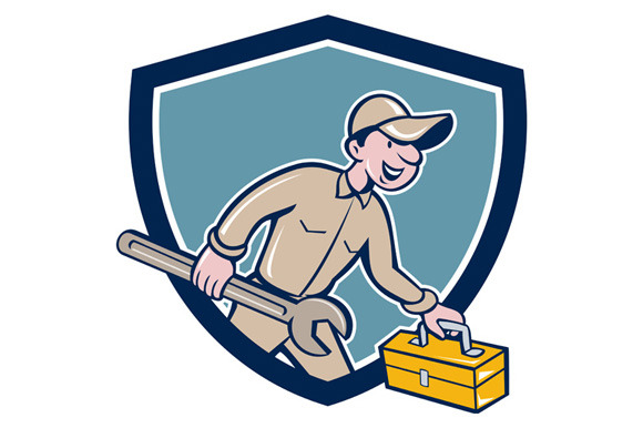 Mechanic Carrying Toolbox Spanner Sh Mechanic Carrying Toolbox Spanner Sh