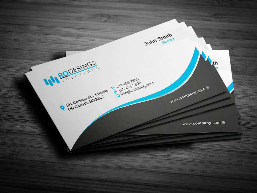 Corporate Business Card 18 ~ Business Card Templates on Creative Market