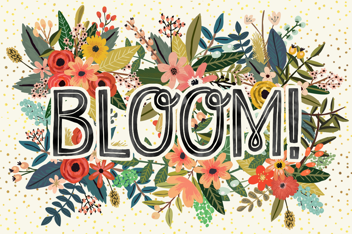 Bloom! Flower Collection Illustrations on Creative Market
