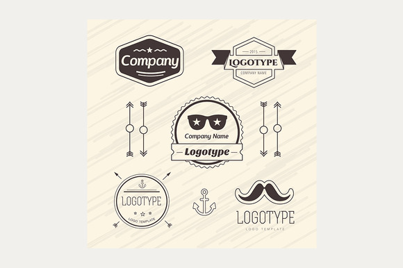 Abstract Vector Vintage Logo Design Abstract Vector Vintage Logo Design