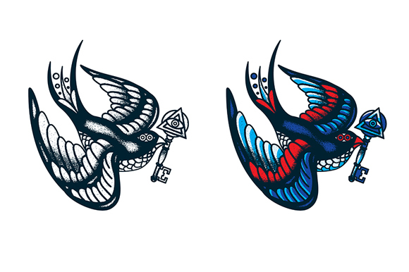 6 Vector Tattoos Design ~ Illustrations on Creative Market