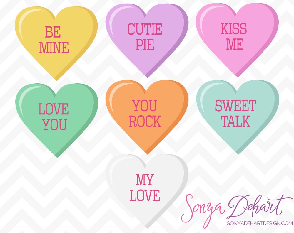 free candy heart clipart - photo #29
