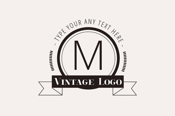 Hipster Vector Vintage Logo Element Hipster Vector Vintage Logo Element