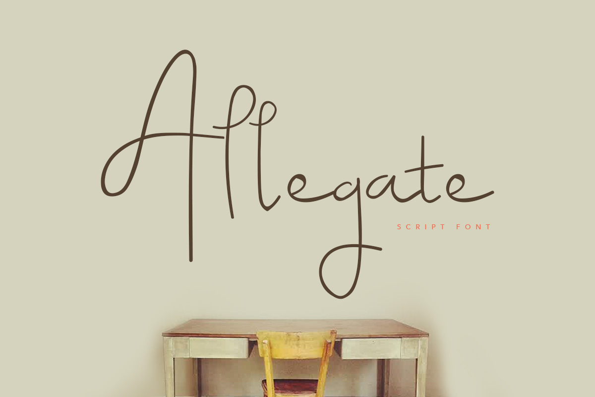 Free Allegate Script Fonts