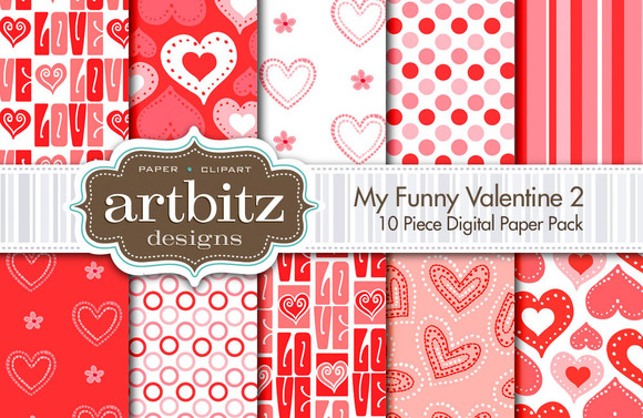 My Funny Valentine V2 Digital Paper