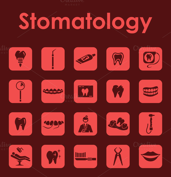 Stomatology Simple Icons Stomatology Simple Icons