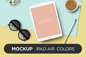 Mockup - iPad Air Colors