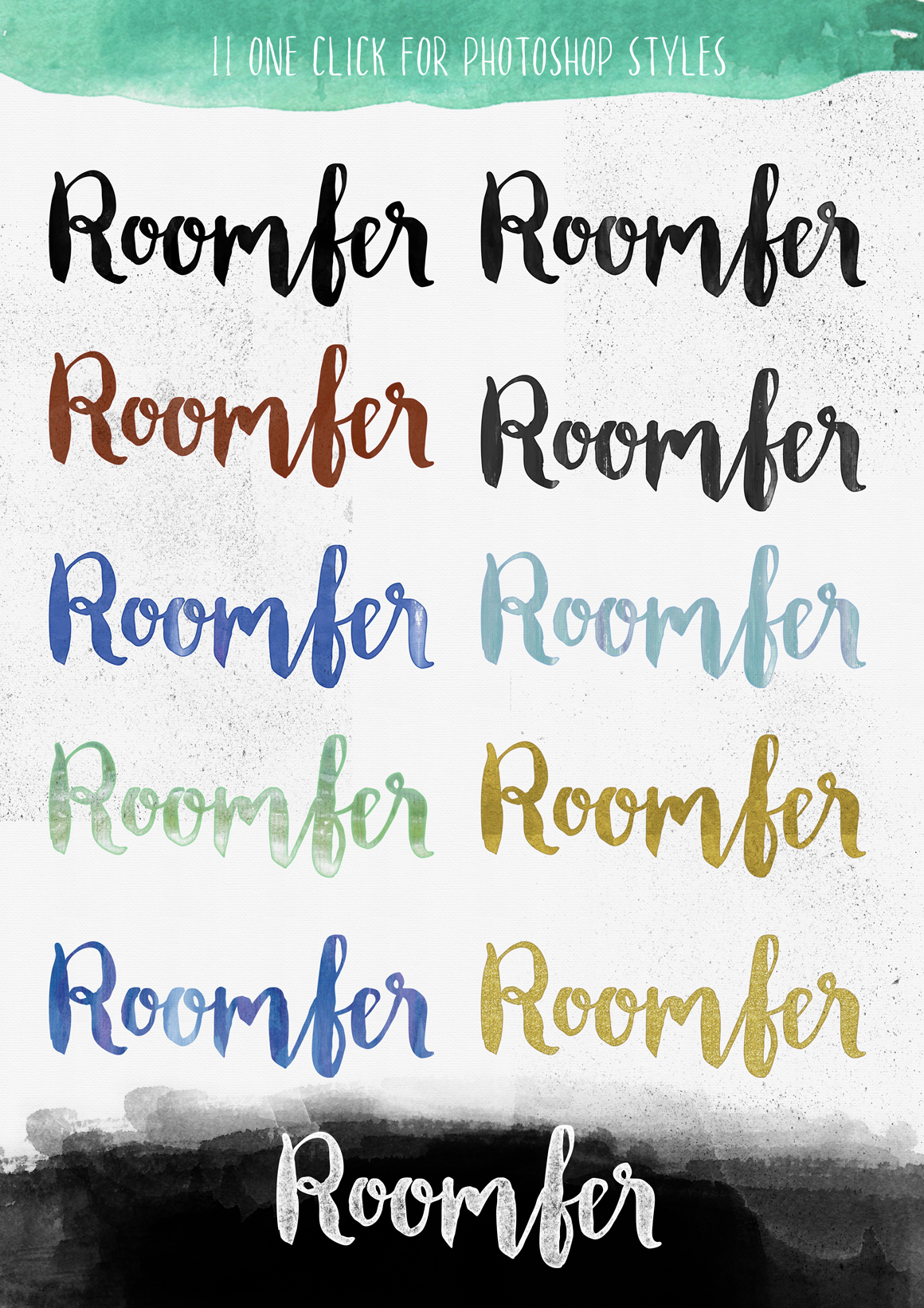 Roomfer font + Style Photoshop ~ Script Fonts on Creative Market