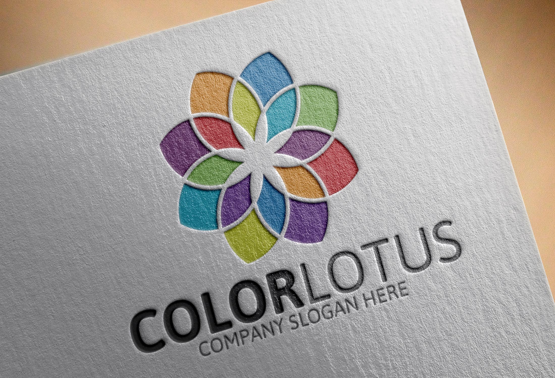 Color Lotus Logo ~ Logo Templates on Creative Market