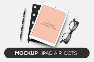 Mockup - iPad Air Dots