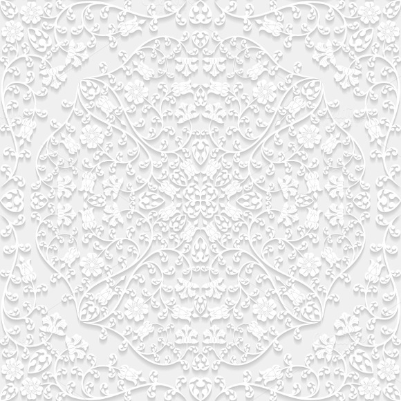 Set Of Seamless Floral Patterns Set Of Seamless Floral Patterns